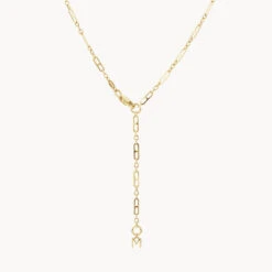 Anchor Paperclip Chain Necklace In 10k Gold 8 Anchor Paperclip Chain Necklace In 10k Gold -Fashion Accessories Store anchor paperclip chain necklace in 10k gold medley jewellery necklace 41223632257254