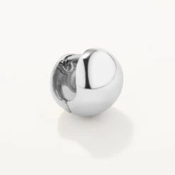 Ball Huggie Earrings In Silver -Fashion Accessories Store ball huggie earrings in silver medley jewellery earrings 38219969167590
