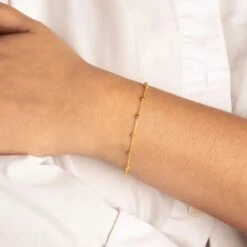 Bauble Chain Bracelet In Gold -Fashion Accessories Store bauble bracelet in gold medley jewellery bangle bracelet 18325738684575