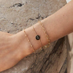 Bauble Chain Bracelet In Gold -Fashion Accessories Store bauble bracelet in gold medley jewellery bangle bracelet 39112086618342