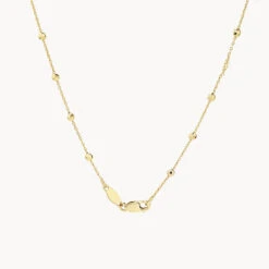Bauble Chain Necklace In Gold -Fashion Accessories Store bauble chain gold medley jewellery necklace 37533154083046