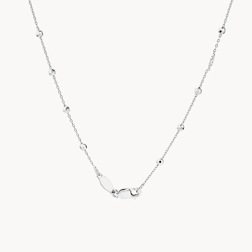 Bauble Chain Necklace In Silver 5 Bauble Chain Necklace In Silver - Image 5