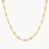 Bauble Paperclip Chain Necklace In Gold