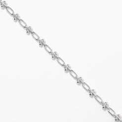 Bauble Paperclip Chain Necklace In Silver -Fashion Accessories Store bauble paperclip chain necklace in silver medley jewellery necklace 38617076203750