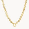 Belcher Chain Necklace In Gold