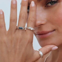 Blue Topaz Signet Pinky Ring In Silver 11 Blue Topaz Signet Pinky Ring In Silver -Fashion Accessories Store blue topaz signet pinky ring in silver medley jewellery ring 42673361354982