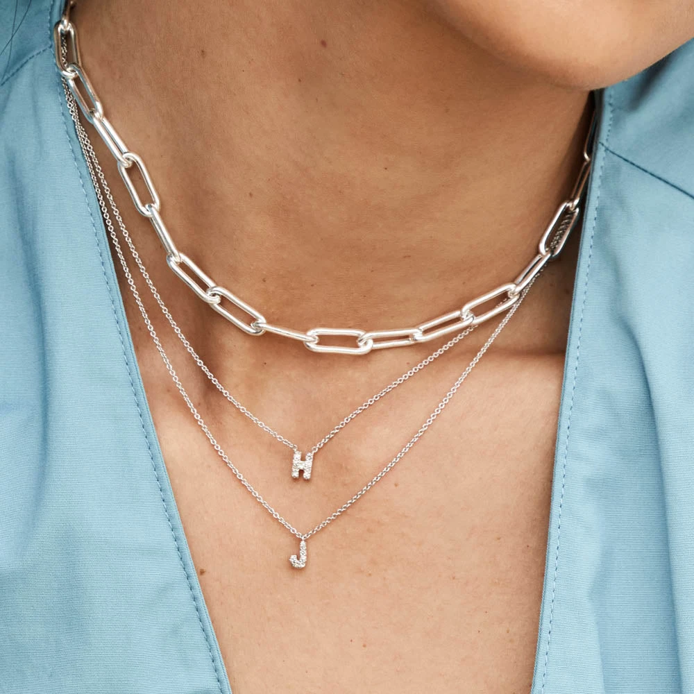 Boyfriend Paperclip Chain Necklace In Silver 3 Boyfriend Paperclip Chain Necklace In Silver - Image 3