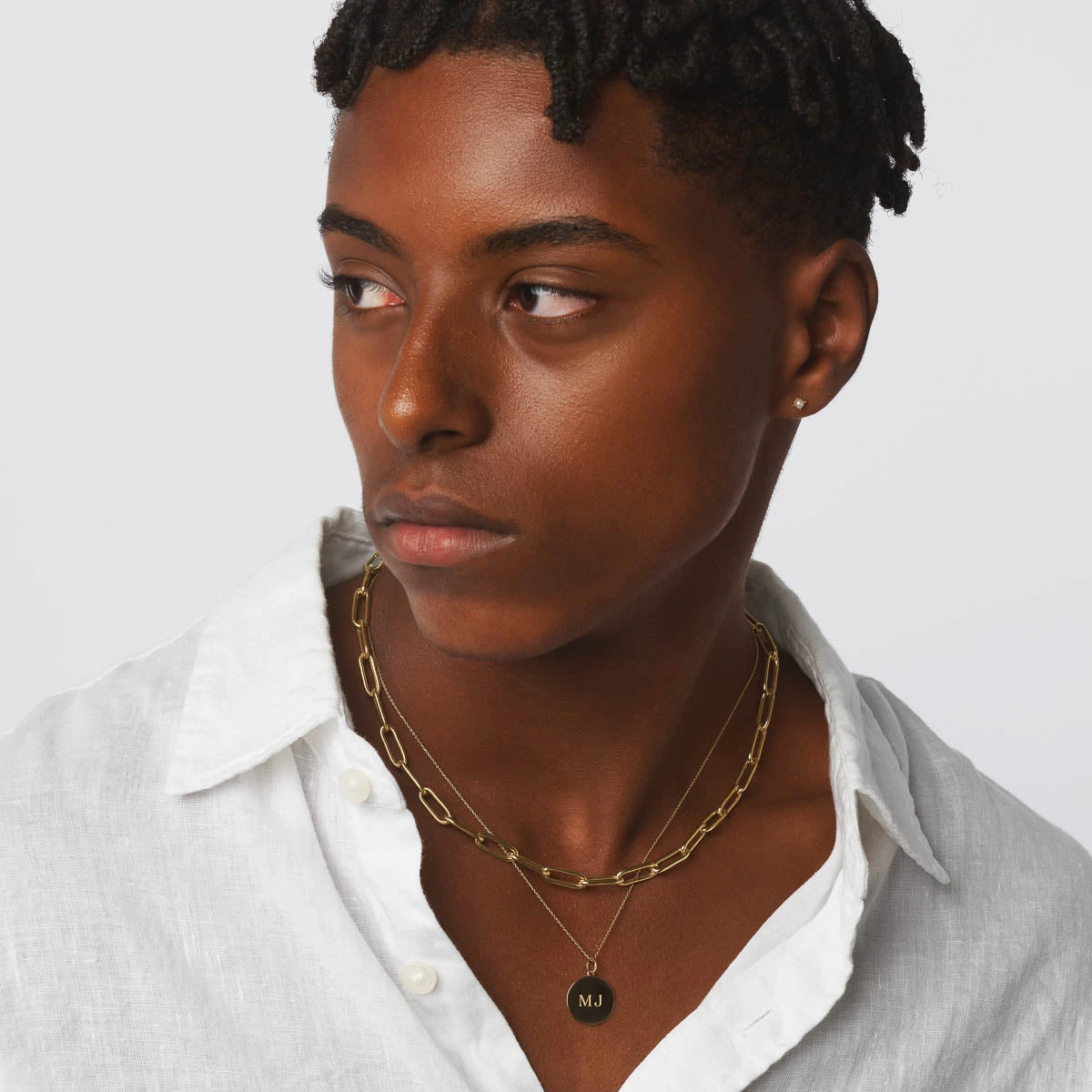 Boyfriend Paperclip Chain Necklace In Gold 4 Boyfriend Paperclip Chain Necklace In Gold - Image 4