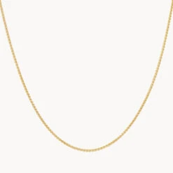 Cable Knit Chain Necklace In Gold -Fashion Accessories Store cable knit chain in gold medley jewellery necklace 41288206713062