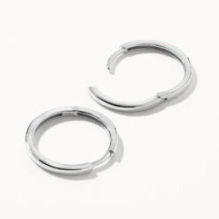 Charm Hoop Earrings In Silver 17 Charm Hoop Earrings In Silver -Fashion Accessories Store charm hoop earrings in silver medley jewellery earrings 39076647076070