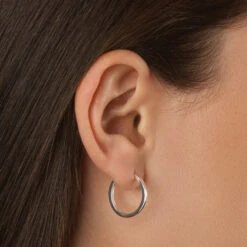 Charm Hoop Earrings In Silver 12 Charm Hoop Earrings In Silver -Fashion Accessories Store charm hoop earrings in silver medley jewellery earrings 39080026800358