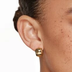 Chunky Curve Hoops In Gold -Fashion Accessories Store chunky curve hoops in gold medley jewellery earrings 41823700254950