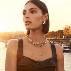 Chunky Paperclip Chain Necklace In Gold -Fashion Accessories Store chunky paperclip chain necklace in gold medley jewellery necklace 39112191607014