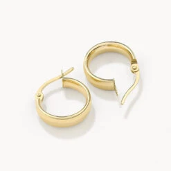 Classic Huggie Earrings In 10k Gold 17 Classic Huggie Earrings In 10k Gold -Fashion Accessories Store classic huggie earrings in 10k gold medley jewellery earrings 37609056731366