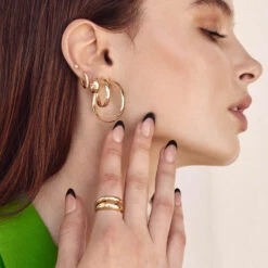 Classic Huggie Earrings In 10k Gold 15 Classic Huggie Earrings In 10k Gold -Fashion Accessories Store classic huggie earrings in 10k gold medley jewellery earrings 37621923447014