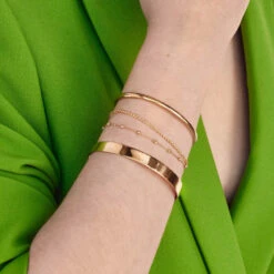 Curve Bangle In Gold -Fashion Accessories Store curve bangle in gold medley jewellery bangle bracelet 37643573264614