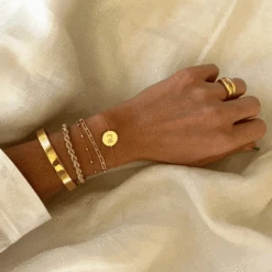 Curve Bangle In Gold -Fashion Accessories Store curve bangle in gold medley jewellery bangle bracelet 37793866940646