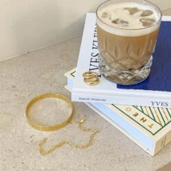 Curve Bangle In Gold -Fashion Accessories Store curve bangle in gold medley jewellery bangle bracelet 38179698245862