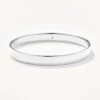 Curve Bangle In Silver