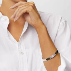 Curve Bangle In Silver -Fashion Accessories Store curve bangle in silver medley jewellery bangle bracelet 36849156948198