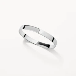 Curve Bangle In Silver -Fashion Accessories Store curve bangle in silver medley jewellery bangle bracelet 36855794860262