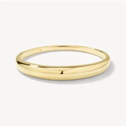 Curve Dome Bangle In Gold -Fashion Accessories Store curve dome bangle in gold medley jewellery bracelets bangle 39932694954214