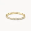 Diamond Eternity Stacker Ring In 10k Gold
