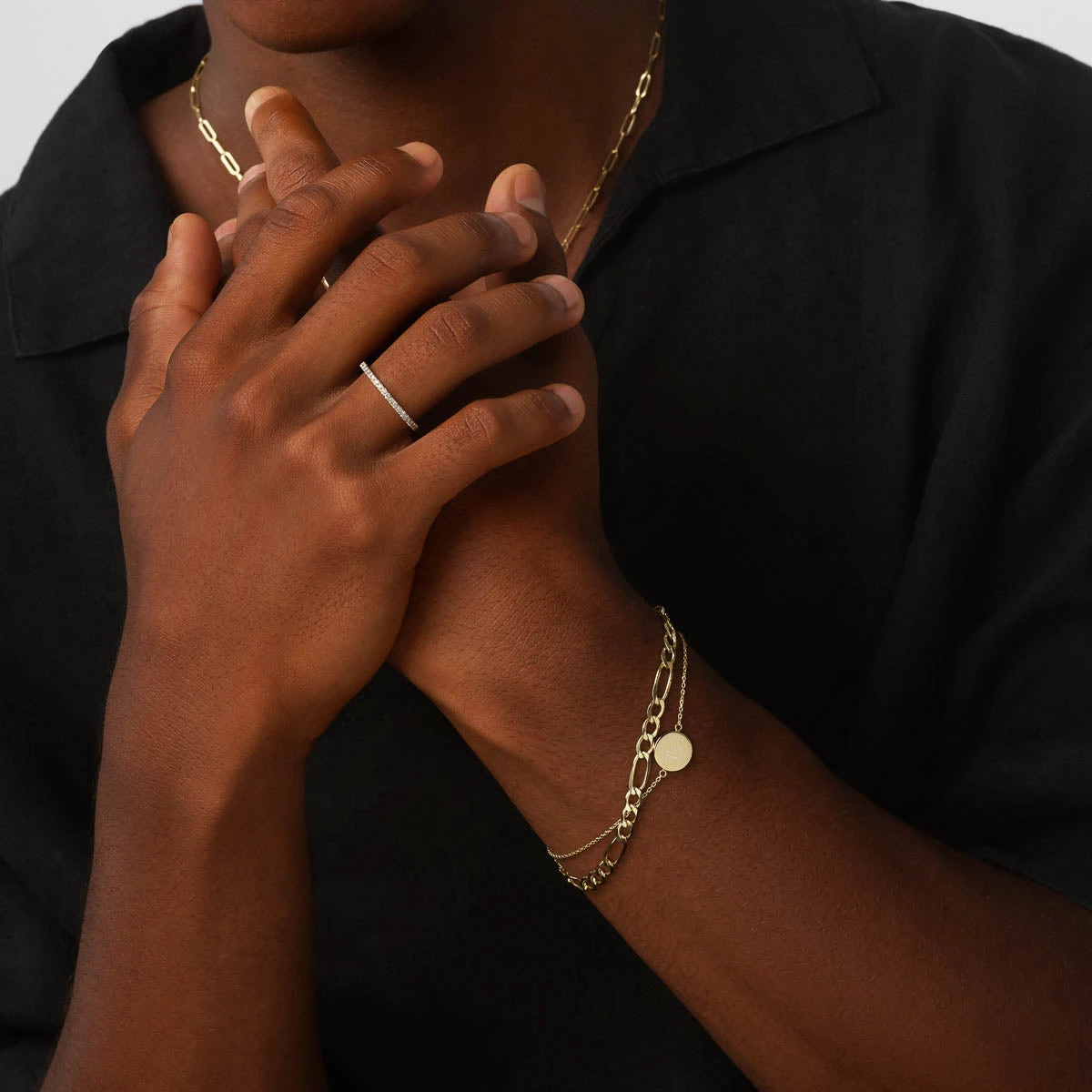 Diamond Eternity Stacker Ring In 10k Gold 9 Diamond Eternity Stacker Ring In 10k Gold - Image 9