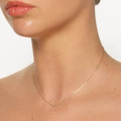 Diamond Fine Wave Necklace In 10k Gold -Fashion Accessories Store diamond fine wave necklace in 10k gold medley jewellery necklace 39933074211046