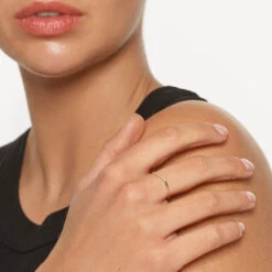 Diamond Fine Wave Stacker Ring In 10k Gold -Fashion Accessories Store diamond fine wave stacker ring in 10k gold medley jewellery ring 39933053239526