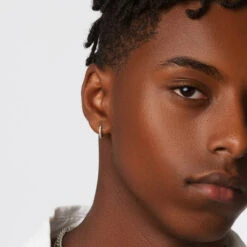 Diamond Huggie Earrings In Silver -Fashion Accessories Store diamond huggie earrings silver medley jewellery earrings 39144391147750