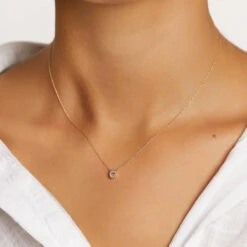 Diamond Letter G Necklace In 10k Gold -Fashion Accessories Store diamond letter g necklace in 10k gold medley jewellery necklace 21677920813215