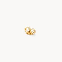 Diamond Letter H Single Stud Earring In 10k Gold -Fashion Accessories Store diamond letter h stud earring 10k gold medley jewellery earrings 36462161428710