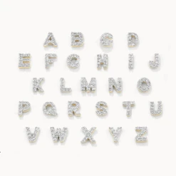 Diamond Letter M Single Stud Earring In 10k Gold -Fashion Accessories Store diamond letter m stud earring 10k gold medley jewellery earrings 36809433579750