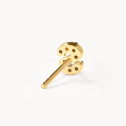 Diamond Letter S Single Stud Earring In 10k Gold 12 Diamond Letter S Single Stud Earring In 10k Gold -Fashion Accessories Store diamond letter s stud earring 10k gold medley jewellery earrings 36284513255654