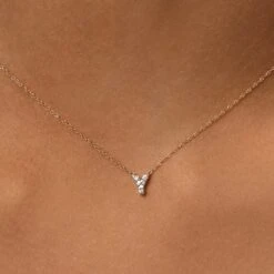 Diamond Letter Y Necklace In 10k Gold -Fashion Accessories Store diamond letter y necklace in 10k gold medley jewellery necklace 30600332345503