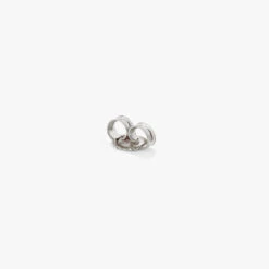 Diamond Letter Z Single Stud Earring In Silver -Fashion Accessories Store diamond letter z stud earring silver medley jewellery earrings 36462174535910