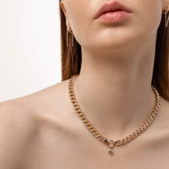 Diamond Mini Engravable Disc Necklace In 10k Gold -Fashion Accessories Store diamond mini engravable disc necklace 10k gold medley jewellery pendant 38665432826086