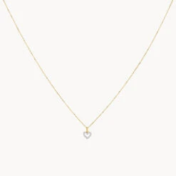 Diamond Open Heart Necklace In 10k Gold 7 Diamond Open Heart Necklace In 10k Gold -Fashion Accessories Store diamond open heart necklace in 10k gold medley jewellery necklace 41810883084518