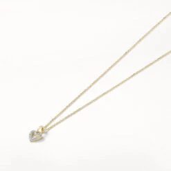 Diamond Open Heart Necklace In 10k Gold 6 Diamond Open Heart Necklace In 10k Gold -Fashion Accessories Store diamond open heart necklace in 10k gold medley jewellery necklace 41810883150054