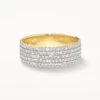 Diamond Pave Boyfriend Ring In 10k Gold