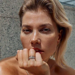 Diamond Pave Boyfriend Ring In 10k Gold -Fashion Accessories Store diamond pave boyfriend ring in 10k gold medley jewellery ring 39740743024870