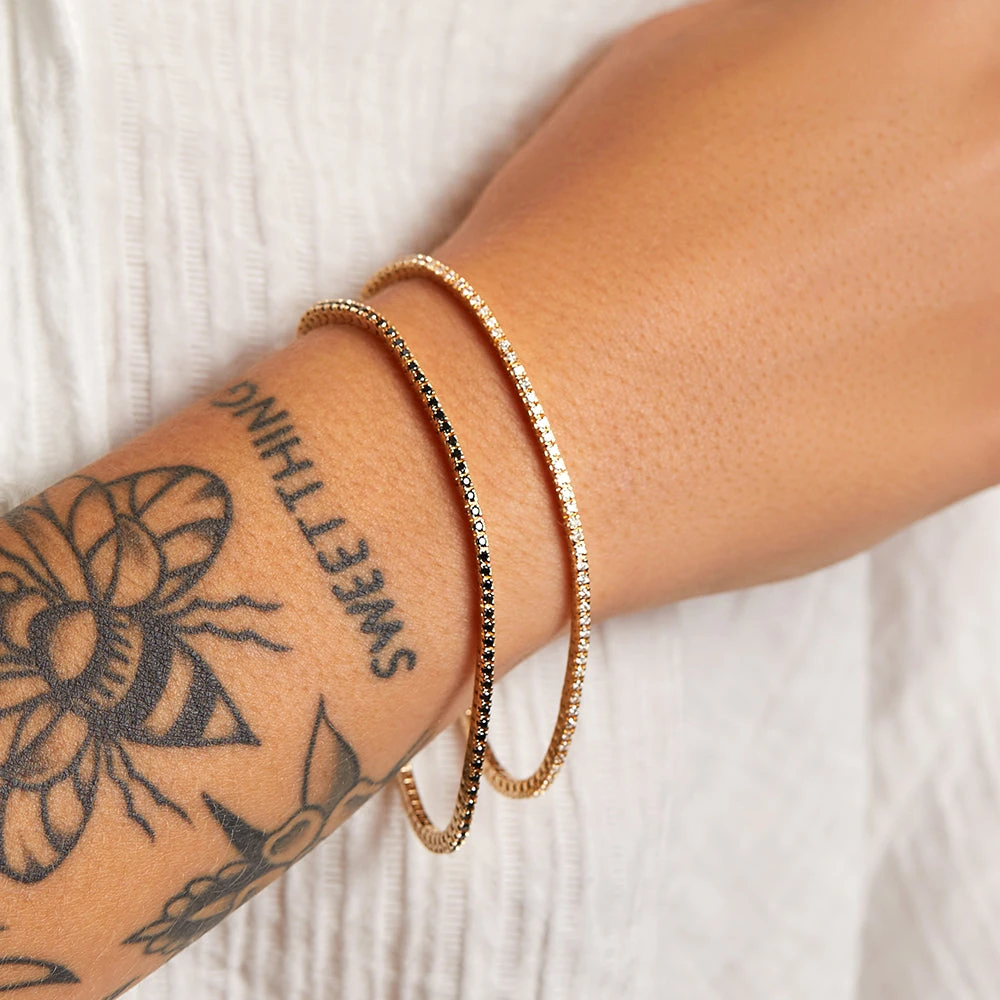 Diamond Tennis Bracelet In 10k Gold 13 Diamond Tennis Bracelet In 10k Gold - Image 13