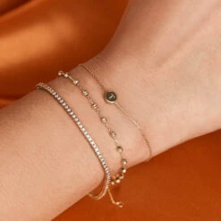 Diamond Tennis Bracelet In 10k Gold 21 Diamond Tennis Bracelet In 10k Gold -Fashion Accessories Store diamond tennis bracelet 10k gold medley jewellery bangle bracelet 38643220545766