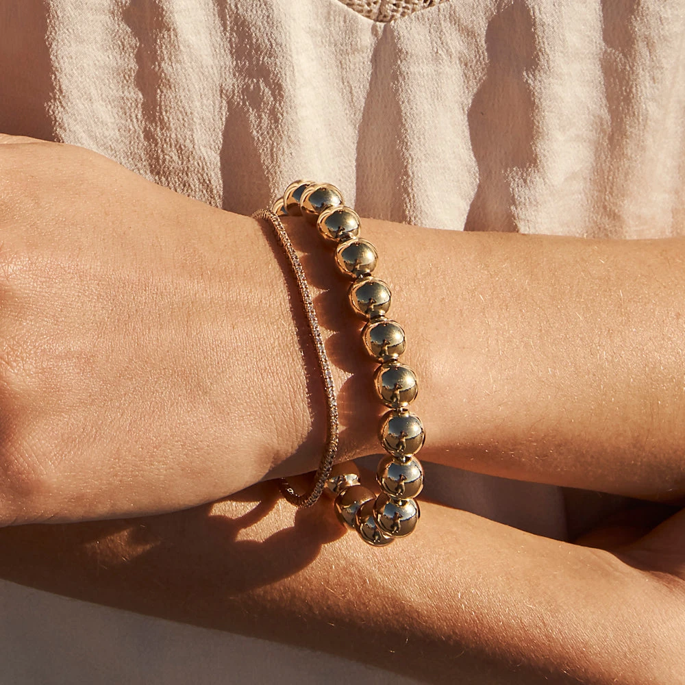 Diamond Tennis Bracelet In 10k Gold 10 Diamond Tennis Bracelet In 10k Gold - Image 10