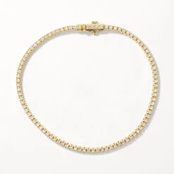 Diamond Tennis Bracelet In 10k Gold 17 Diamond Tennis Bracelet In 10k Gold -Fashion Accessories Store diamond tennis bracelet 10k gold medley jewellery bangle bracelet 42705550573798