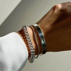 Diamond Tennis Bracelet In Silver -Fashion Accessories Store diamond tennis bracelet silver medley jewellery bangle bracelet 38179737207014