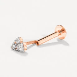 Diamond Trio Helix Single Stud Earring In 10k Rose Gold 8 Diamond Trio Helix Single Stud Earring In 10k Rose Gold -Fashion Accessories Store diamond trio helix single stud earring in 10k rose gold medley jewellery earrings 39708912550118