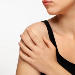 Diamond Trio Open Stacker Ring In 10k Gold -Fashion Accessories Store diamond trio open stacker ring in 10k gold medley jewellery ring 39724345721062