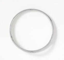 Double Band Split Bangle In Silver -Fashion Accessories Store double band split bangle in silver medley jewellery bangle bracelet 41826046869734